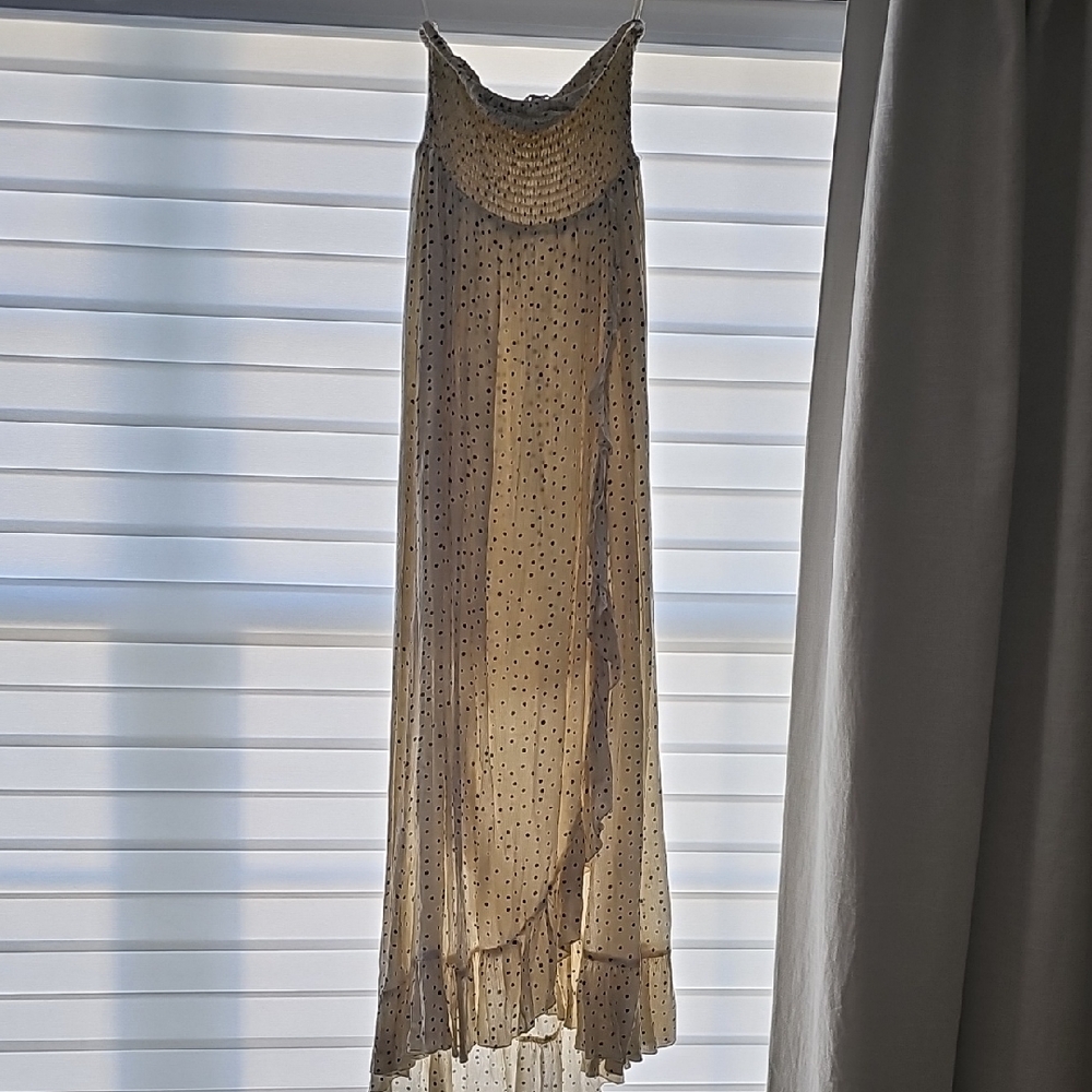 Patrons of Peace Cream Maxi Dress